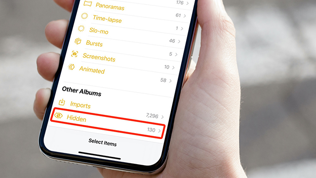 Cách ẩn album Cách Ẩn Album