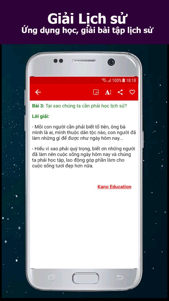 Giải Lịch sử - Ứng dụng học, giải b&agrave;i tập lịch sử