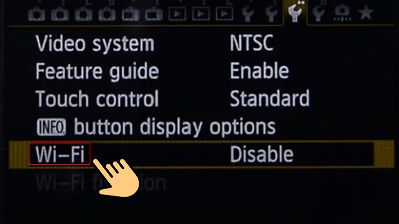 Đầu tiên các bạn vào mục Menu chọn Wifi.