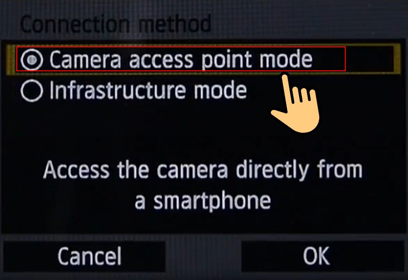 Để dễ dàng và ổn định hơn các bạn chọn kết nối Connect to Smartphone.