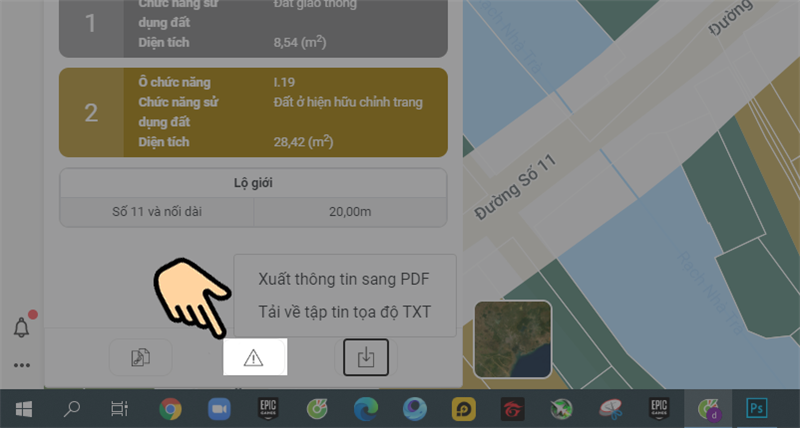 C&aacute;ch xem quy hoạch đất với app TTQH TP.HCM
