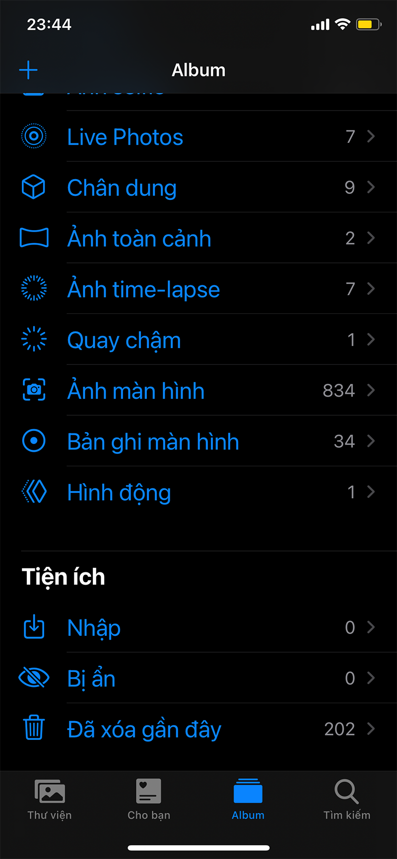 C&aacute;ch ẩn ho&agrave;n to&agrave;n album 