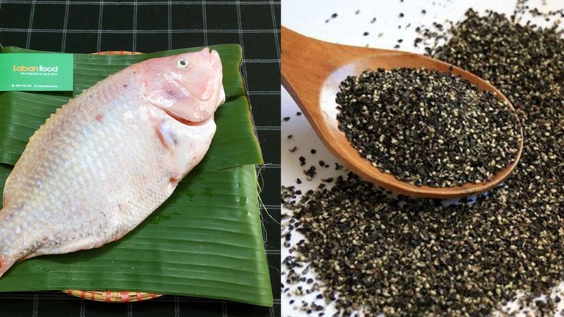 Nguyên liệu món ăn uống 2 biện pháp làm cá diêu hồng kho tiêu với om dưa