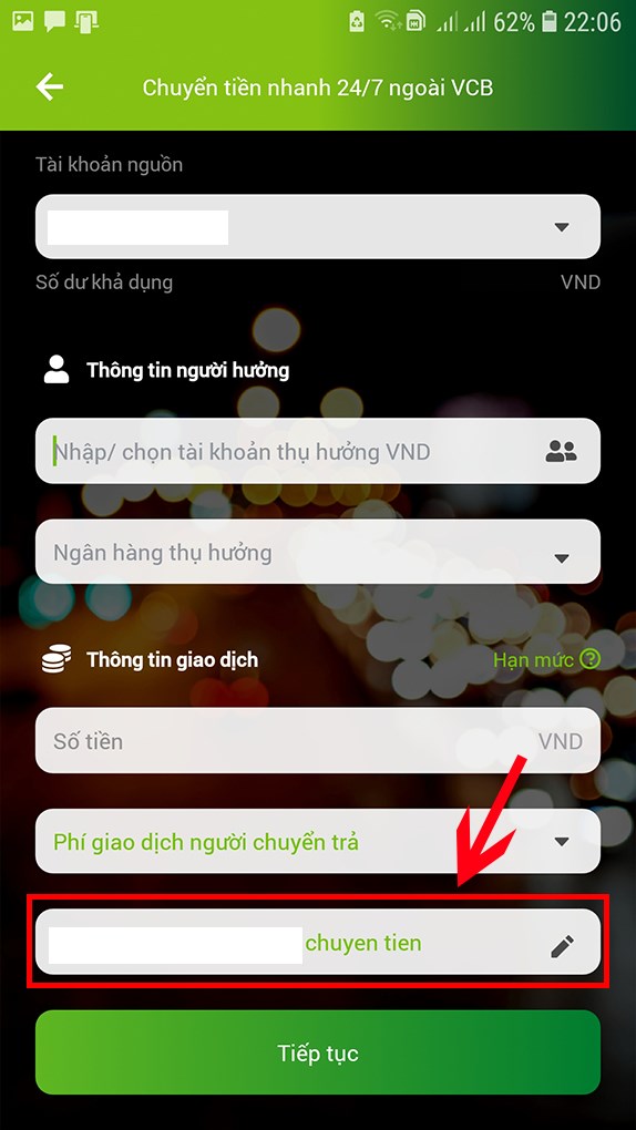 Chuyển khoản Vietcombank online: Thanh toán và chuyển tiền trực tuyến ngay lập tức mà không cần đến ngân hàng - đây chính là tiện ích tuyệt vời mà Vietcombank đem lại cho bạn. Với sự tiện lợi và an toàn tuyệt đối, bạn có thể hoàn thành các giao dịch thành công chỉ với vài click chuột trên website hay app Vietcombank. Thử ngay bây giờ!