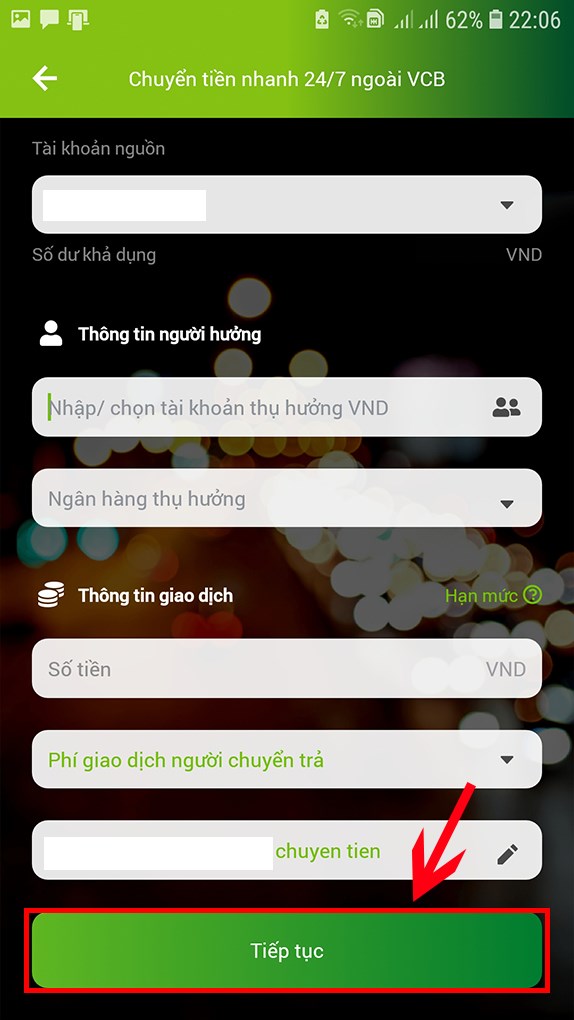 Dịch vụ chuyển khoản Vietcombank online đang ngày càng được nhiều khách hàng lựa chọn bởi tính tiện lợi và an toàn. Không cần mất thời gian đến ngân hàng, chỉ với một chiếc điện thoại có kết nối internet là bạn có thể thực hiện giao dịch mọi lúc mọi nơi. Hãy sử dụng dịch vụ này để tiết kiệm thời gian và công sức của bạn.