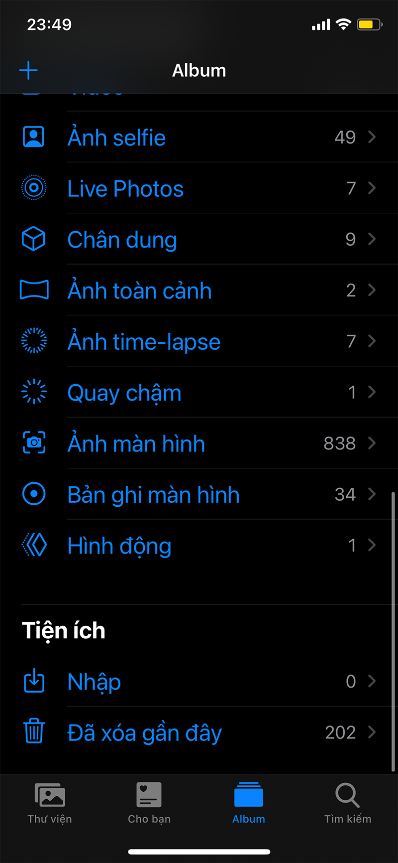 C&aacute;ch ẩn ho&agrave;n to&agrave;n album 