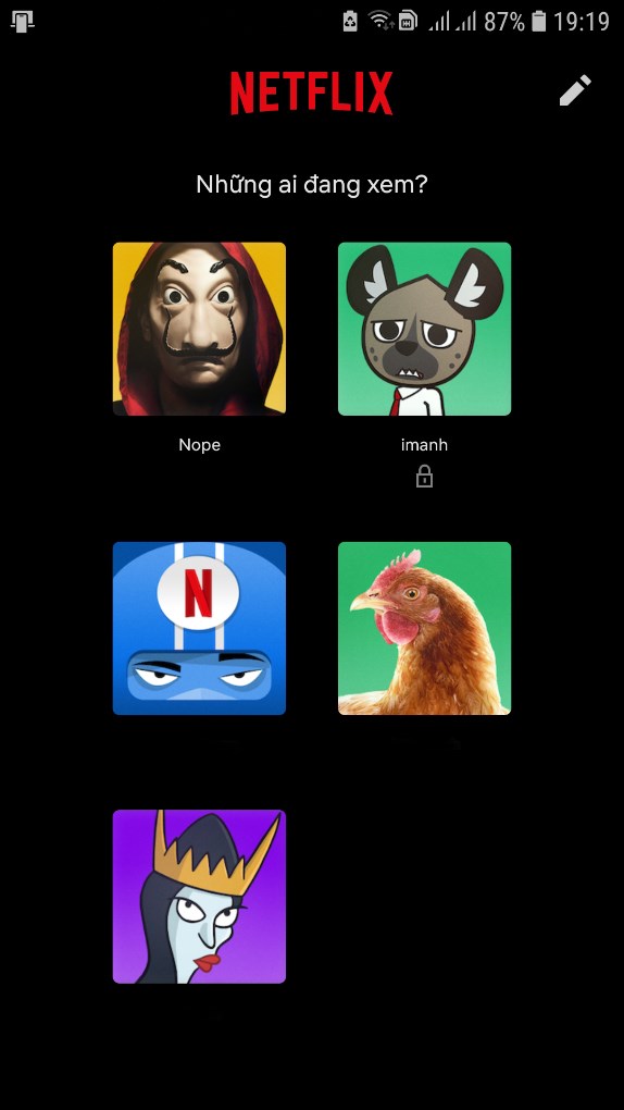 Đăng nhập v&agrave;o t&agrave;i khoản v&agrave; chọn hồ sơ của bạn.