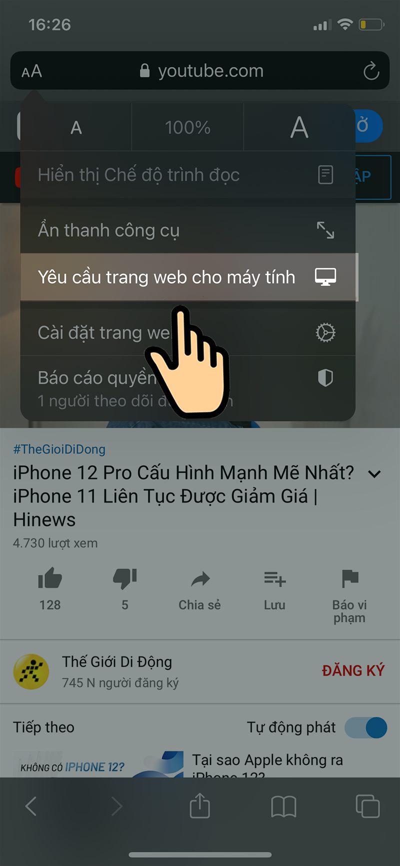 Cách xem Youtube cửa sổ thu nhỏ Picture-in-Picture khi bị chặn