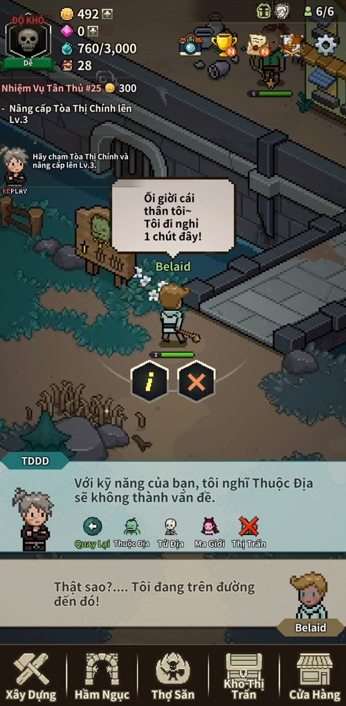  Evil Hunter Tycoon khéo léo thổi vào các nhân vật những cảm xúc hay tính cách giống như con người thực sự