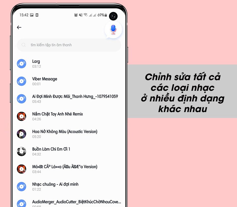 Chỉnh sửa tất cả các loại nhạc ở nhiều định dạng khác nhau
