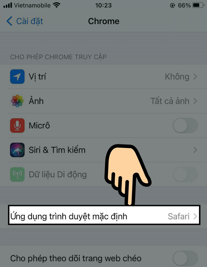 C&aacute;ch đổi tr&igrave;nh duyệt web mặc định thay thế Safari tr&ecirc;n iPhone