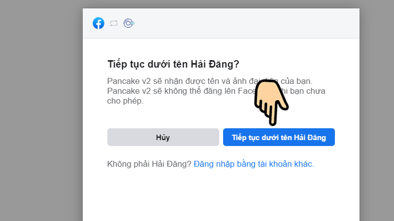 dùng thử miễn phí công cụ Pancake tư vấn bán hàng, trả lời inbox