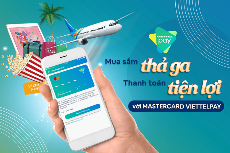 Cách tạo thẻ MasterCard ảo với ViettelPay để thanh toán quốc tế