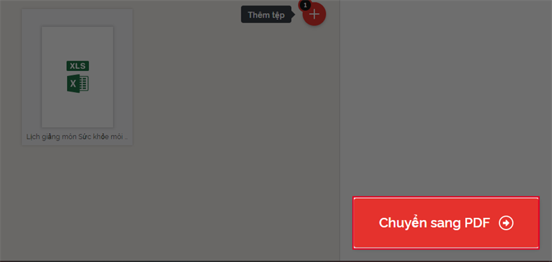 Chuyển file sang pdf