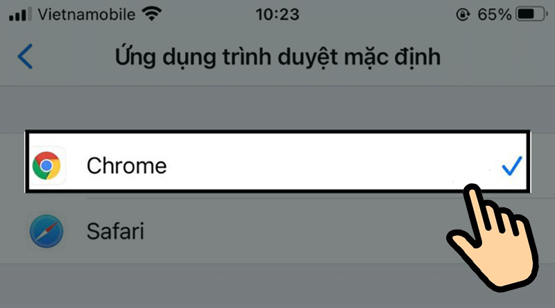 C&aacute;ch đổi tr&igrave;nh duyệt web mặc định thay thế Safari tr&ecirc;n iPhone