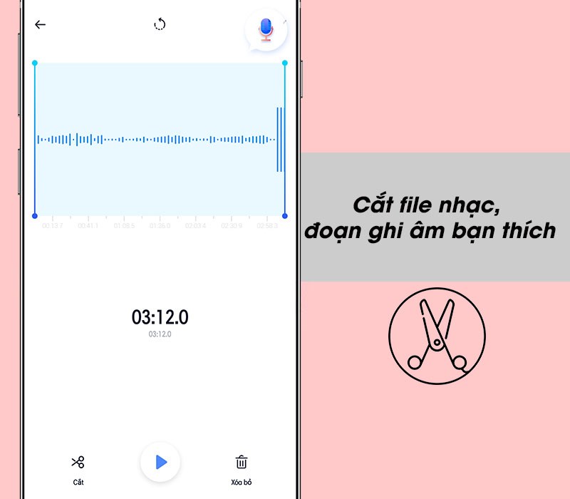 Cắt file nhạc, đoạn ghi âm bạn thích
