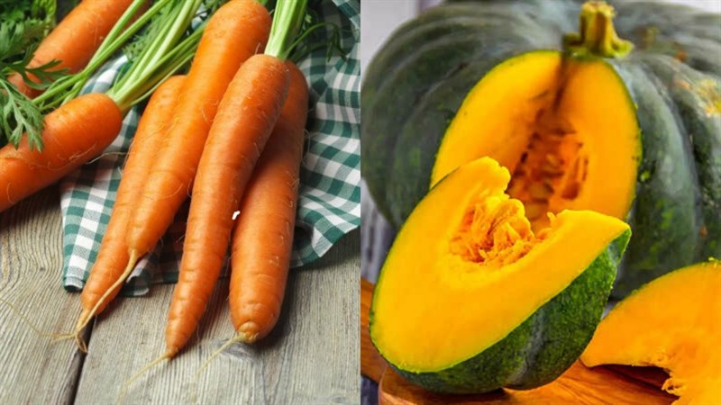 Nguyên liệu món ăn sinh tố cà rốt