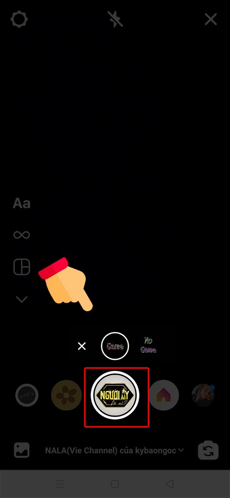 Như vậy, bạn đã tải xong hiệu ứng "Người ấy là ai" hot trend TikTok trên Instagram rồi.