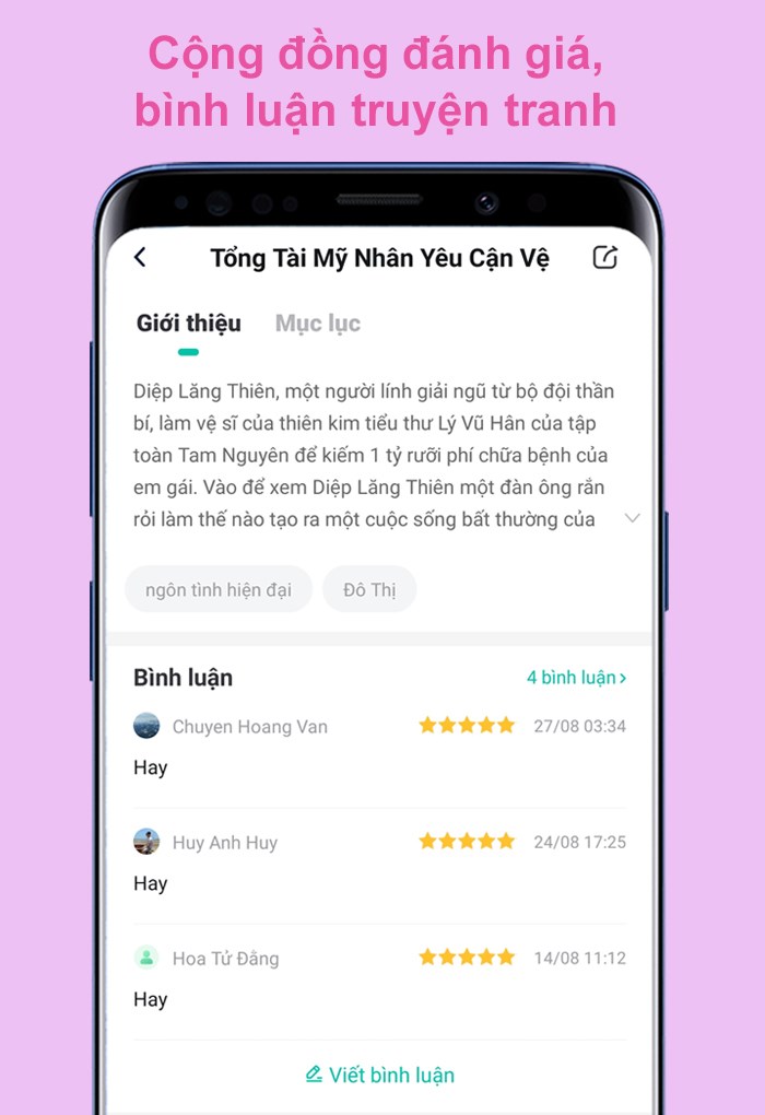 Cộng đồng đánh giá, bình luận truyện tranh