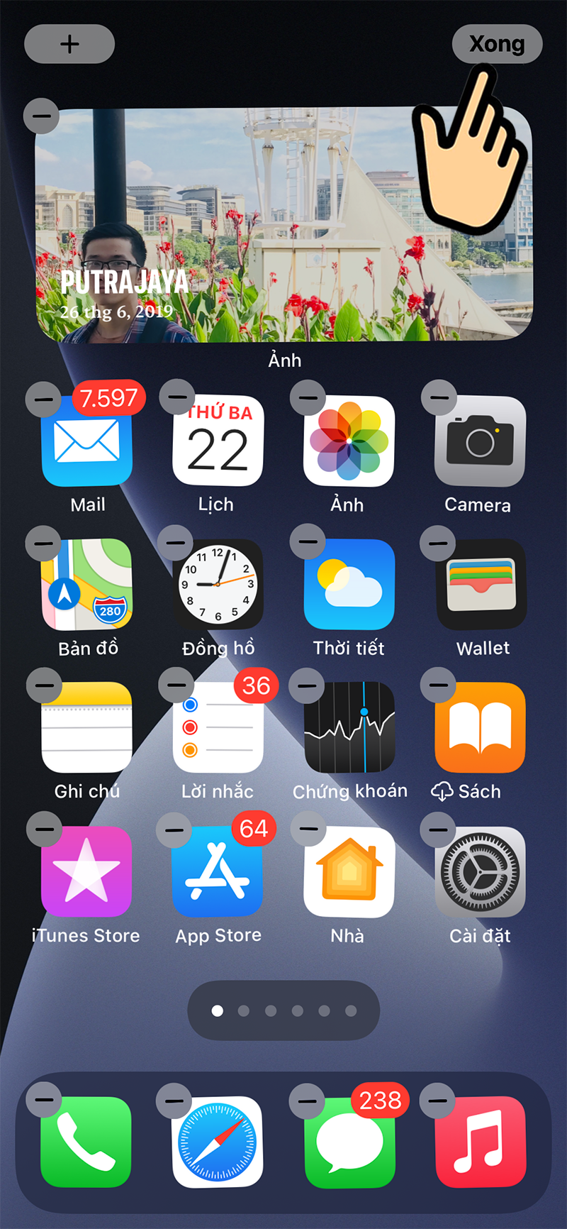 Hãy đổi widget ảnh trên màn hình chính của iPhone iOS 14 để tăng sự độc đáo và phong phú cho điện thoại của bạn. Với chức năng đổi widget ảnh, bạn có thể thay đổi theo sở thích của mình và tạo nên một màn hình chính đẹp mắt và đầy tính cá nhân hóa.