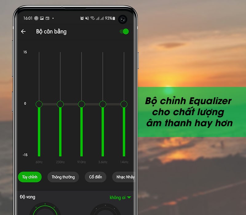 Bộ chỉnh Equalizer cho chất lượng âm thanh hay hơn