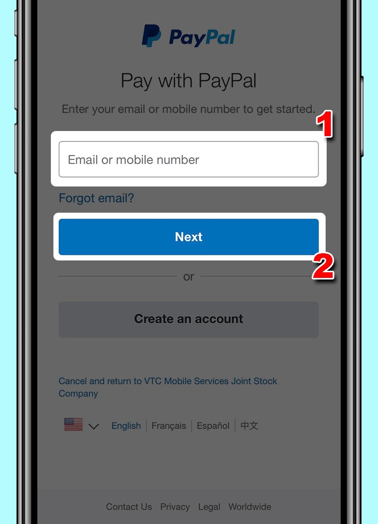 Thanh toán bằng PayPal