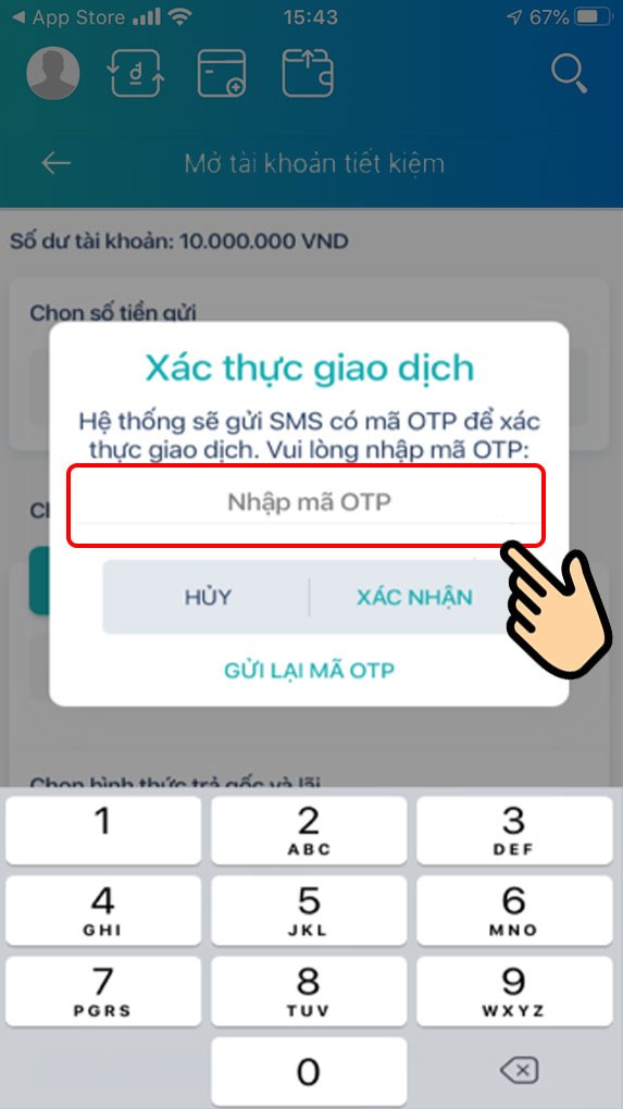 Nhập mã 