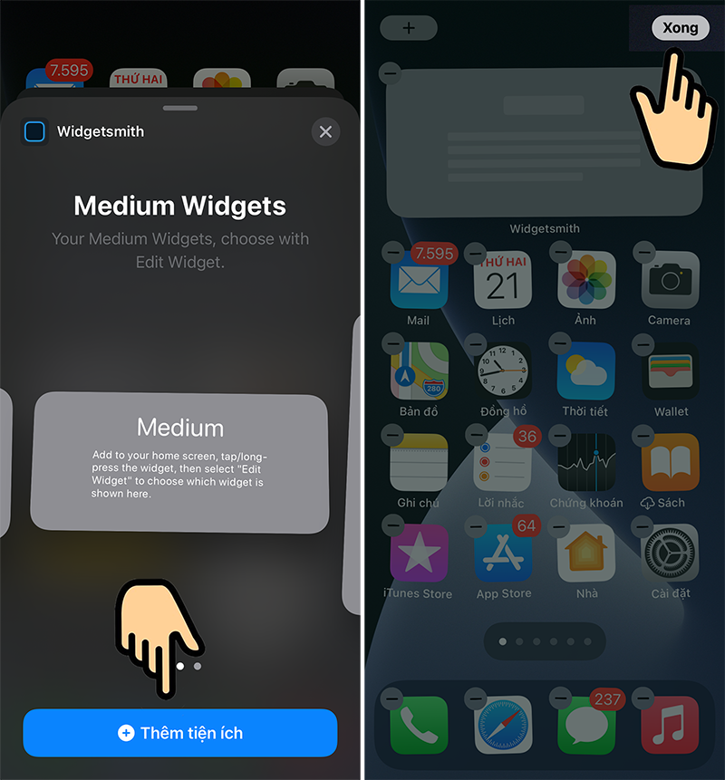 Cách tự tạo widget màn hình chính iOS 14 với Widgetsmith