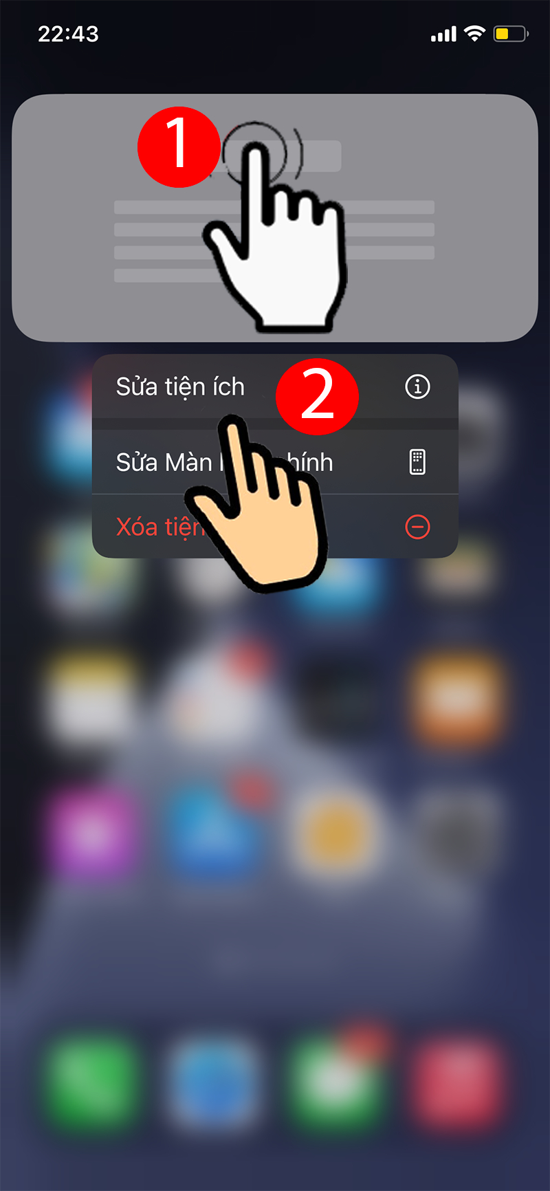 Cách tự tạo widget màn hình chính iOS 14 với Widgetsmith