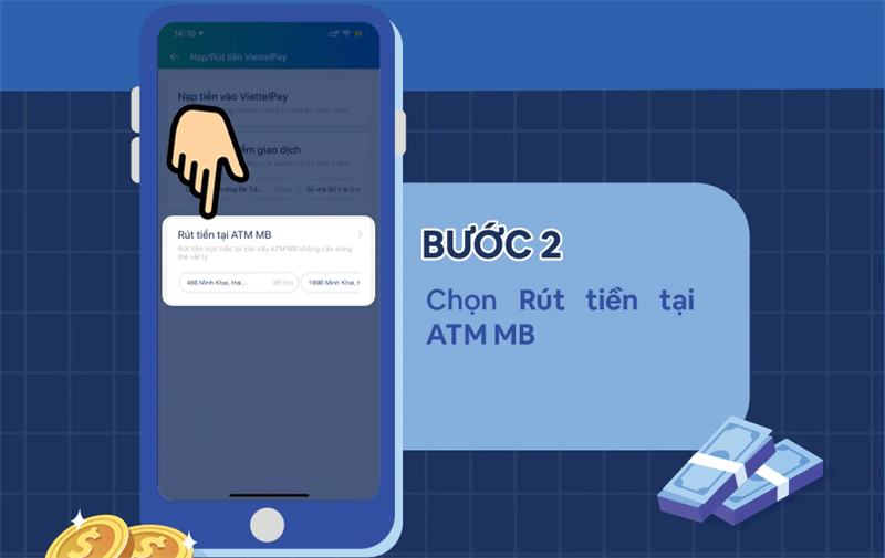 Cách rút tiền ViettelPay không cần thẻ, không cần ra ngân hàng