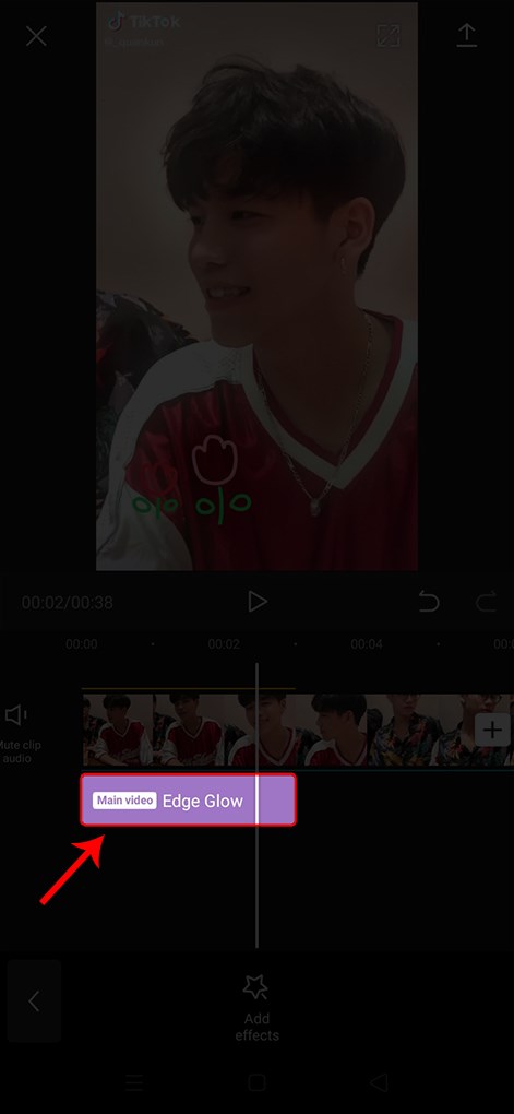 Như vậy, bạn đã thành công chèn hiệu ứng vào video bằng ứng dụng CapCut rồi.