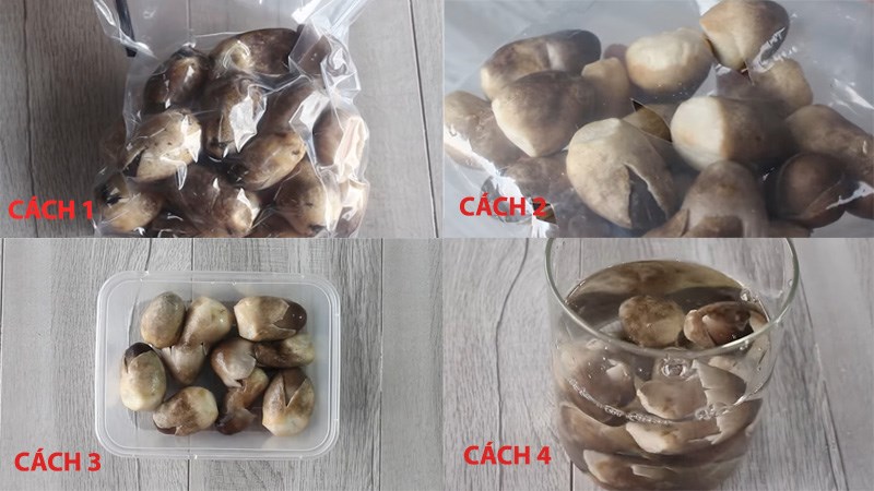Cách bảo quản nấm rơm