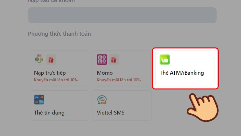 Thẻ ATM/iBanking 1