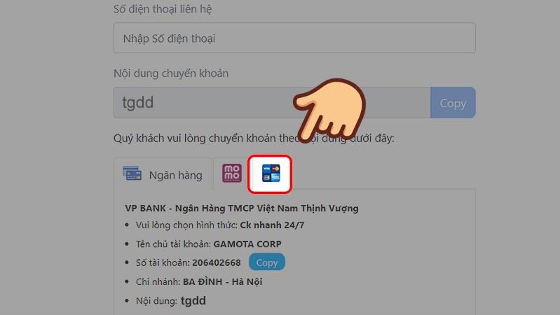 Nạp trực tiếp 4