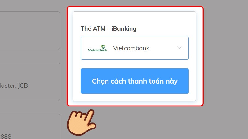 Thanh toán bằng ATM 1