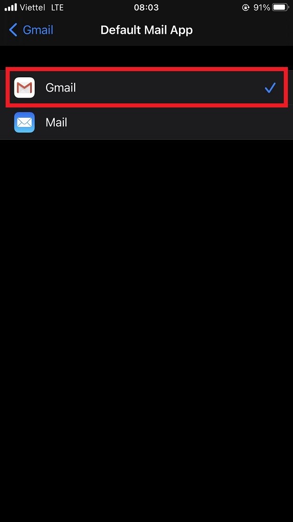 Hướng dẫn c&agrave;i đặt Gmail l&agrave;m ứng dụng email mặc định tr&ecirc;n iOS 14