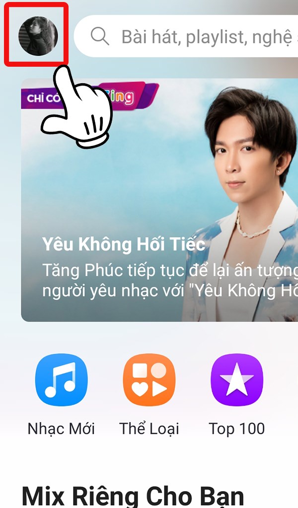 Chọn biểu tượng C&aacute; nh&acirc;n