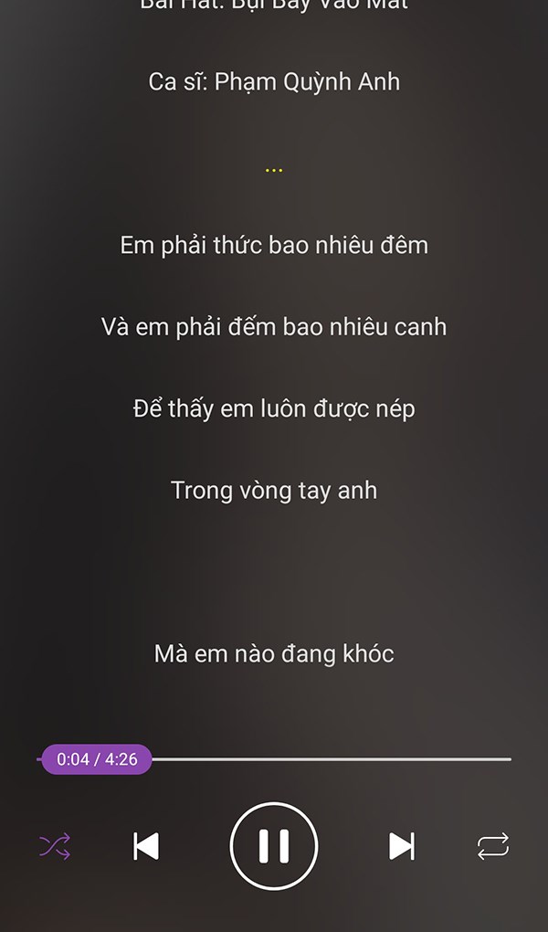 Bạn trở ra giao diện ch&iacute;nh của ứng dụng v&agrave; bắt đầu nghe nhạc chất lượng cao n&agrave;o!