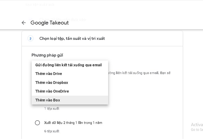 Vị tr&iacute; sao lưu video 