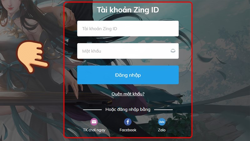 Hướng dẫn nạp Tân Tiếu Ngạo VNG trực tiếp trên web ZingPay 1