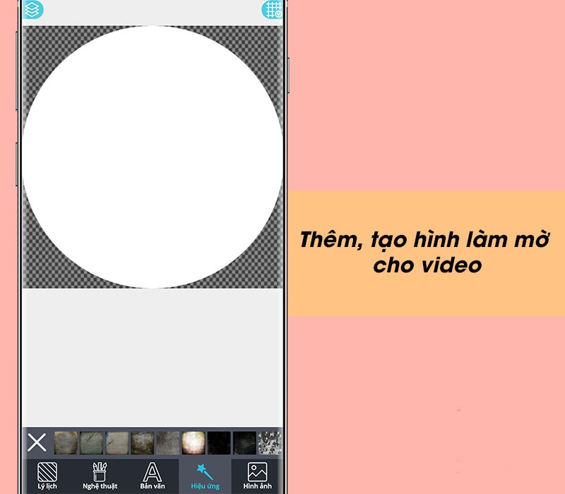 Th&ecirc;m, tạo h&igrave;nh l&agrave;m mờ cho video