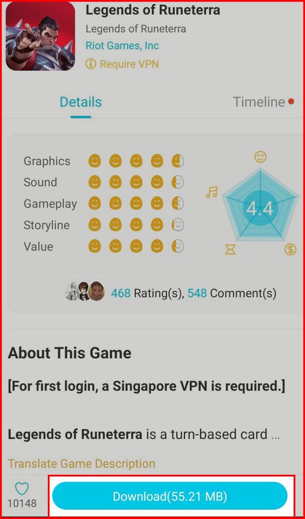 C&aacute;ch tải Legends of Runeterra tr&ecirc;n Android B3