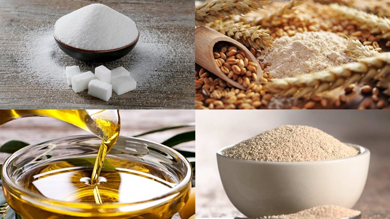 Nguyên liệu món ăn bánh mì cá sấu