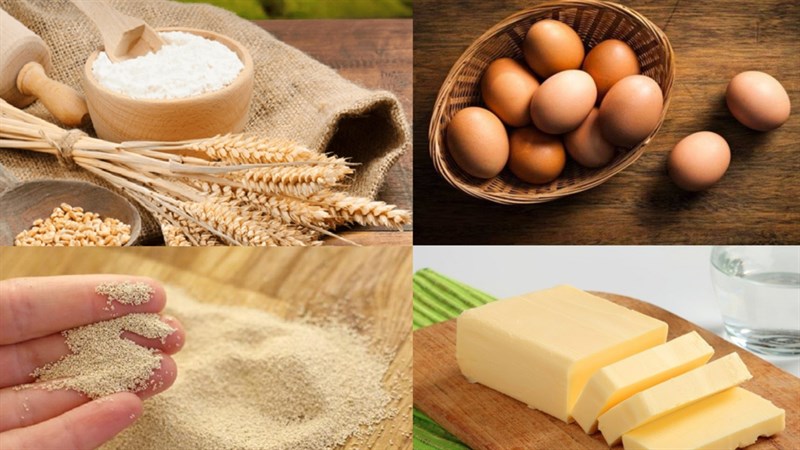 Nguyên liệu món ăn bánh mì windsor