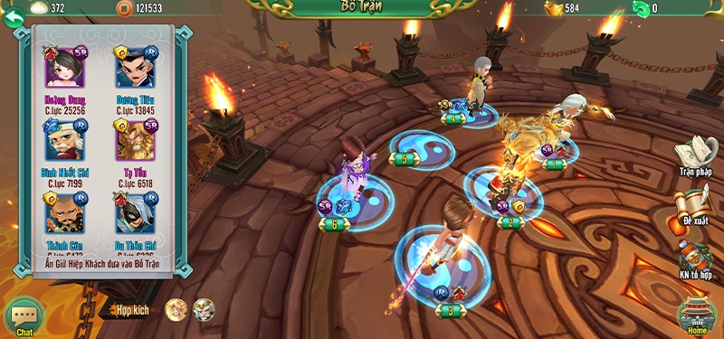 Bố tr&iacute; đội h&igrave;nh