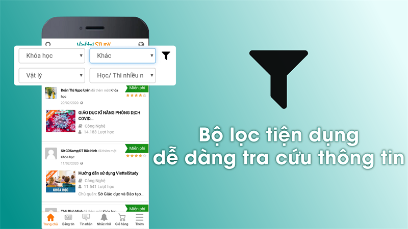Bộ lọc tiện dụng
