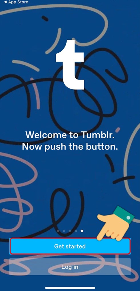 Nhấn vào Get started