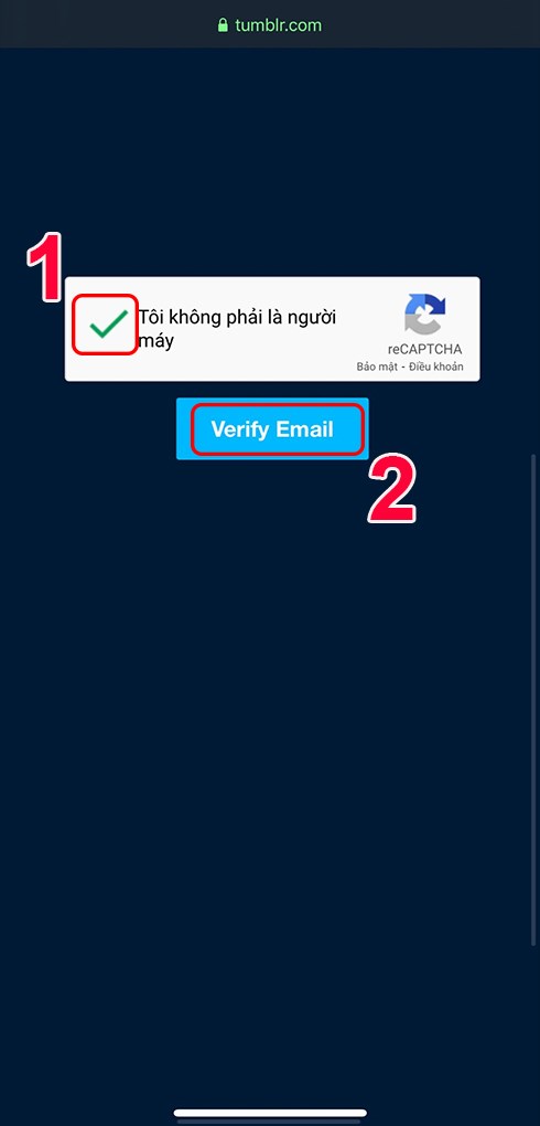 Xác minh không phải người máy