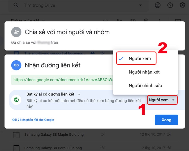 Cách mở và kiểm soát quyền truy cập file, link Google Drive đơn giản