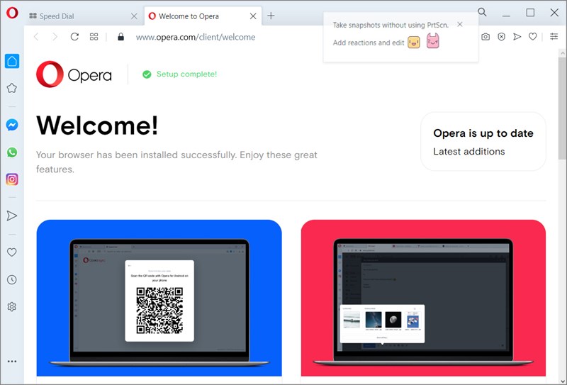 Giao diện ch&iacute;nh của tr&igrave;nh duyệt tr&ecirc;n m&aacute;y t&iacute;nh.
